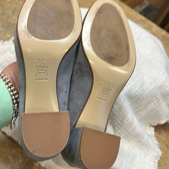 Margaux The Heel Gray Block Heel Pumps - Picture 7 of 11